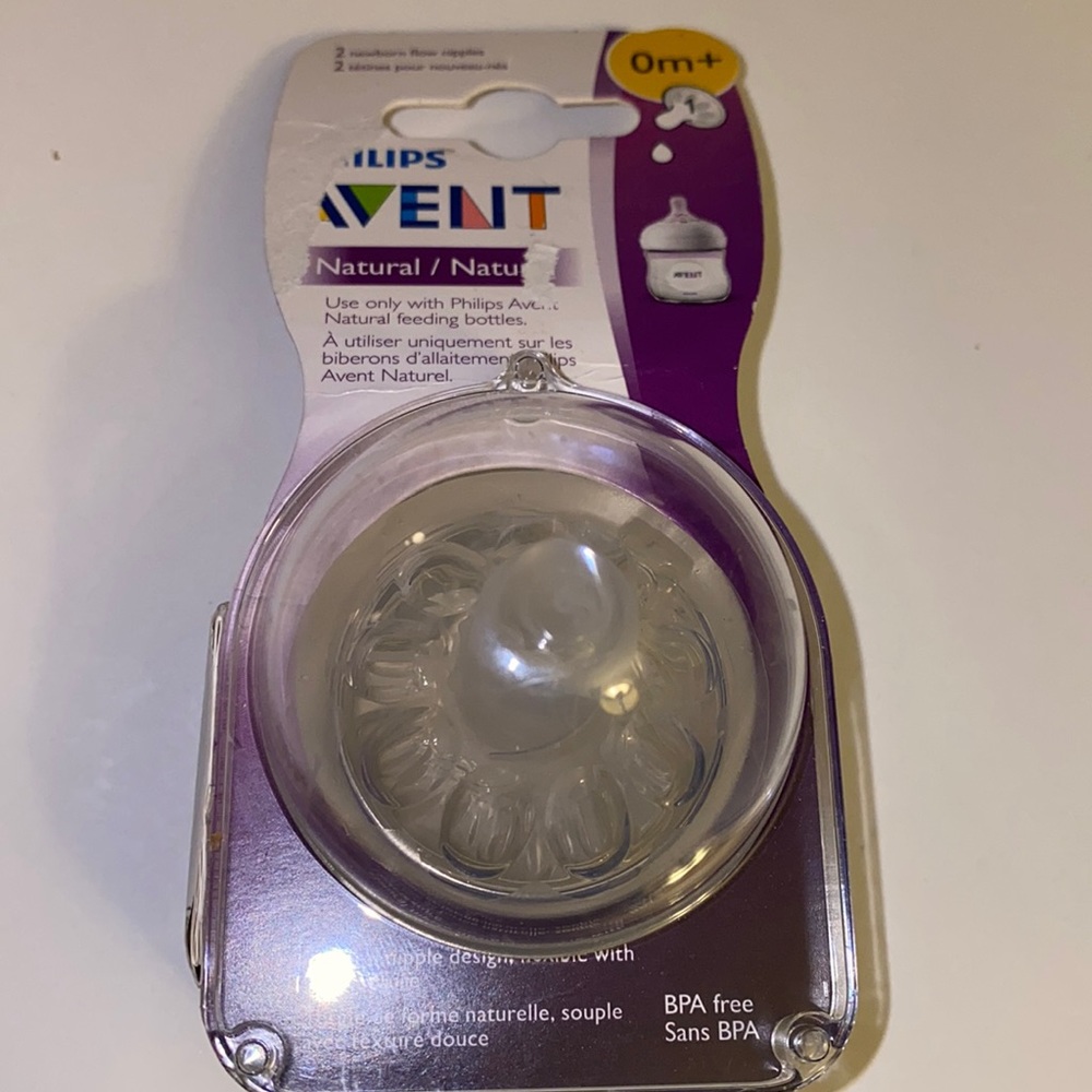 NEW pack of two newborn plus nipples